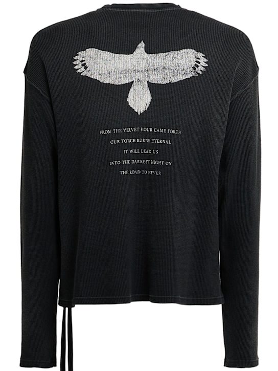 Ann Demeulemeester: Emil宽松长袖T恤 - men_0 | Luisa Via Roma