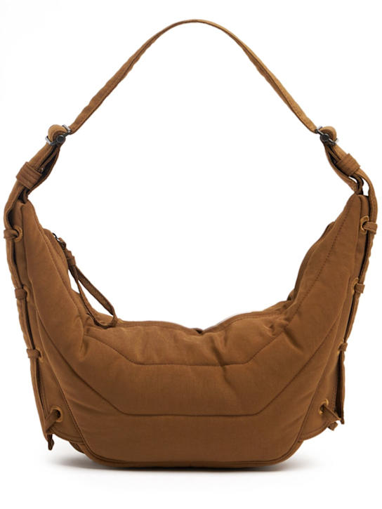 Lemaire: Small Soft Game nylon bag - タン - women_0 | Luisa Via Roma