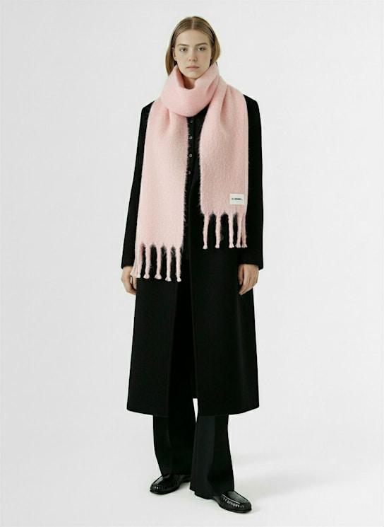 Tonywack: Wool blend double breasted maxi coat - women_1 | Luisa Via Roma