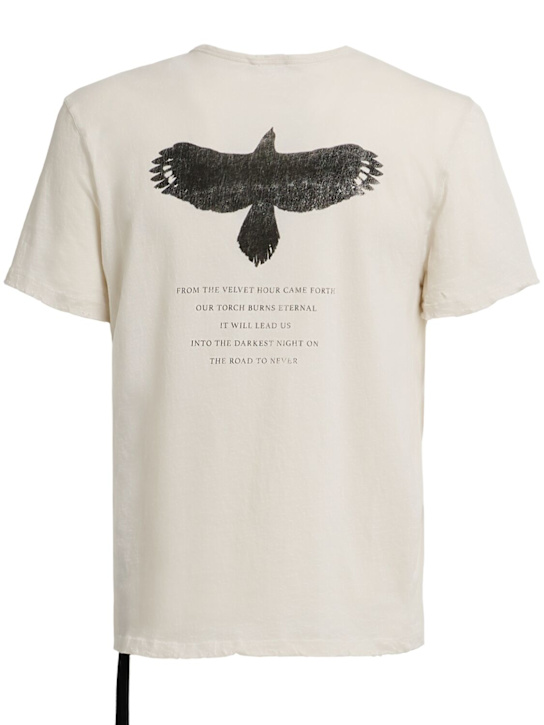 Ann Demeulemeester: Baptist standard fit t-shirt - Ivory - men_1 | Luisa Via Roma