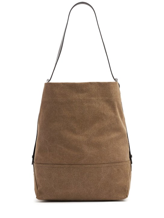 Lemaire: 束带细节帆布托特包 - women_0 | Luisa Via Roma