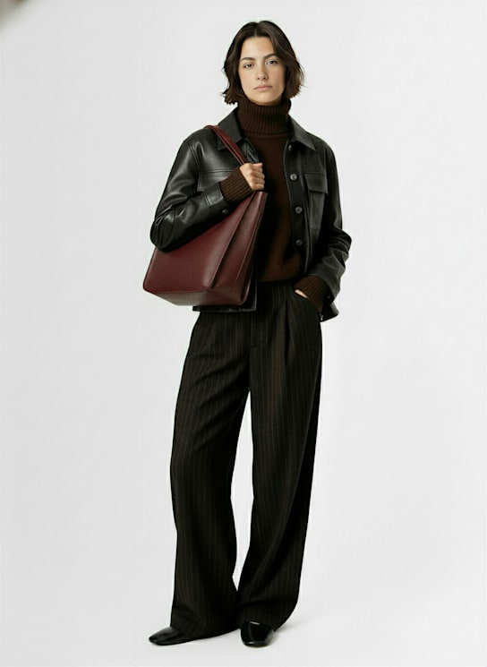 Blazé Milano: Pantaloni dritti Fox in lana e cashmere - women_1 | Luisa Via Roma