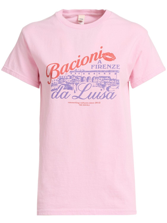 Nss Edicola: Bacioni da Luisa印花棉质T恤 - women_0 | Luisa Via Roma