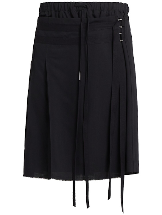 Ann Demeulemeester: Tobe comfort lounge Bermuda shorts - men_0 | Luisa Via Roma