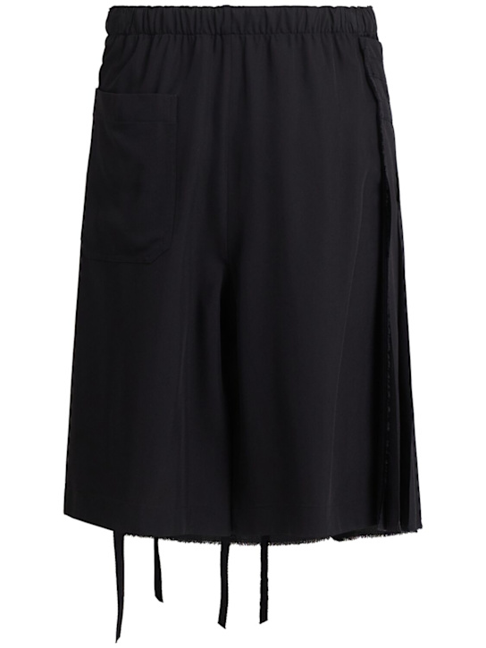 Ann Demeulemeester: Tobe comfort lounge Bermuda shorts - men_1 | Luisa Via Roma