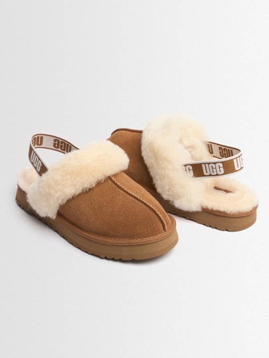 Ugg: Funkette loafers - Brown - kids-girls_1 | Luisa Via Roma