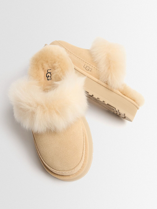 Ugg: Disquette Chalet suede & shearling mules - women_1 | Luisa Via Roma