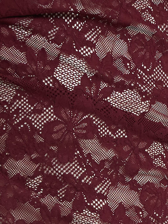 Fleur Du Mal: Le Stretch long sleeve bodysuit - women_1 | Luisa Via Roma