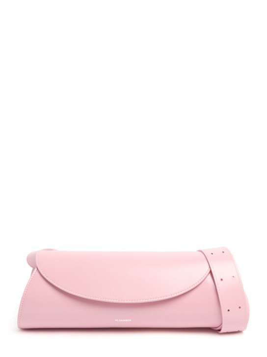 Jil Sander: Cannolo leather bag - women_0 | Luisa Via Roma