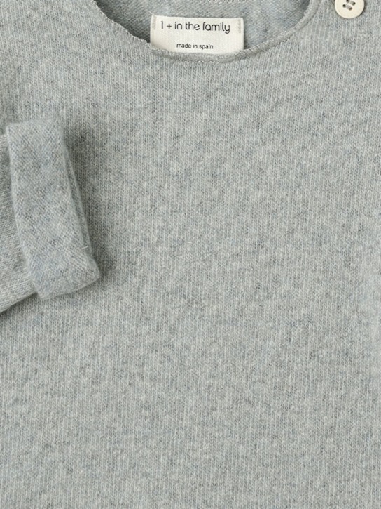 1 + IN THE FAMILY: Cotton blend jersey t-shirt - Wollweiß - kids-girls_1 | Luisa Via Roma