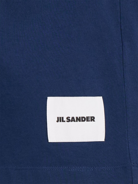 Jil Sander: Pack of 3 Plus cotton t-shirts - women_1 | Luisa Via Roma