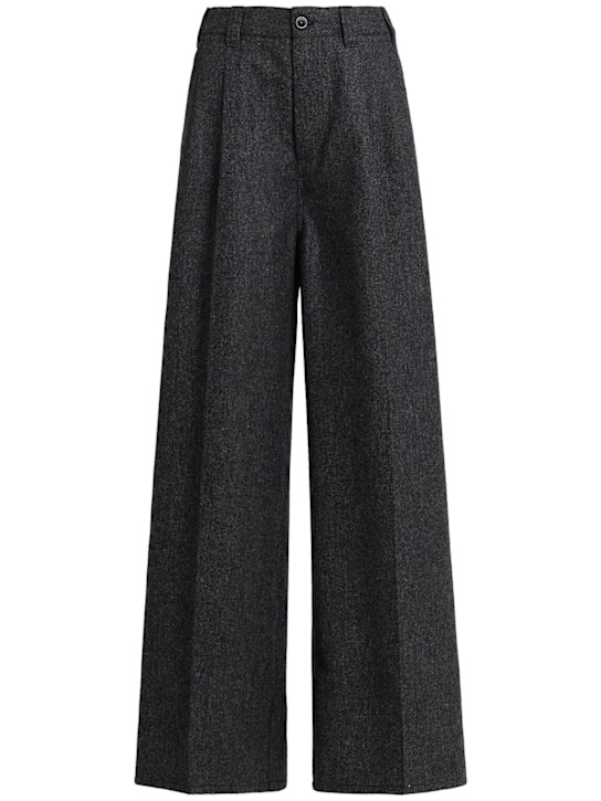Maison Margiela: Wollhose mit weitem Bein - women_0 | Luisa Via Roma