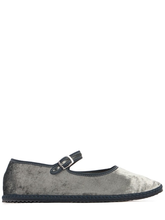 Vibi Venezia: Ballerines en velours Mary Jane Urania 10 mm - women_0 | Luisa Via Roma