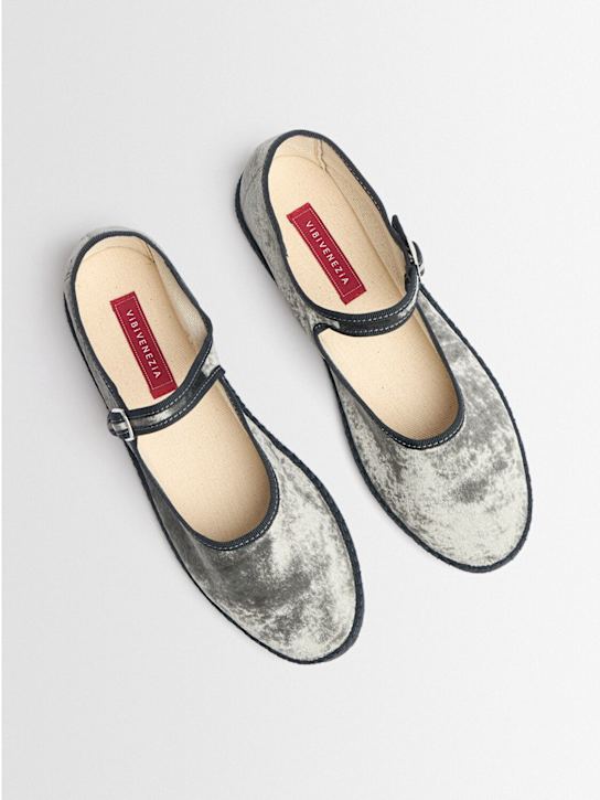 Vibi Venezia: Ballerines en velours Mary Jane Urania 10 mm - women_1 | Luisa Via Roma