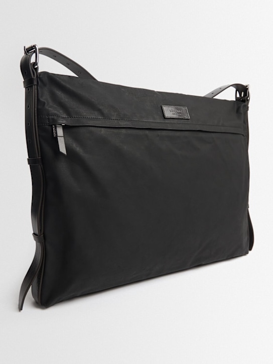 Lemaire: Trench pocket medium leather bag - men_1 | Luisa Via Roma