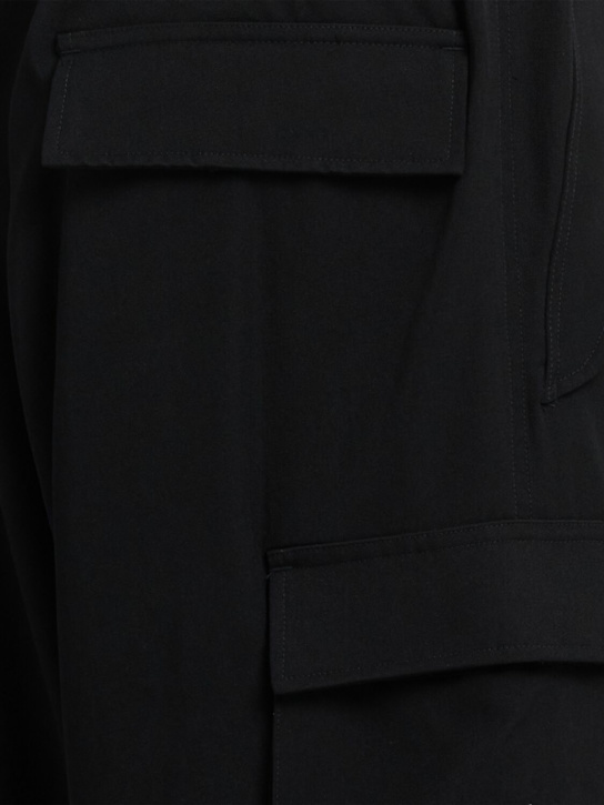 Y'S: Cargo pants - Black - men_1 | Luisa Via Roma