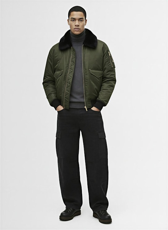 Moose Knuckles: Ludo Gold飞行员夹克 - men_1 | Luisa Via Roma