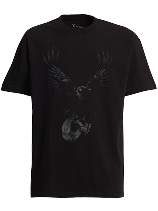 Y'S: Round neck short sleeve t-shirt - men_0 | Luisa Via Roma