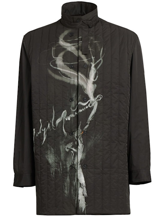 Yohji Yamamoto: Printed jacket - men_0 | Luisa Via Roma