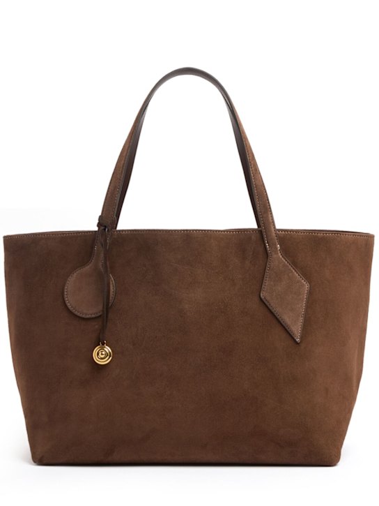 Liffner: Large Sprout suede tote bag - women_0 | Luisa Via Roma