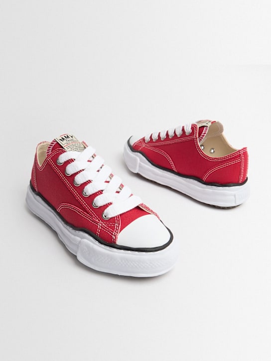 Mihara Yasuhiro: Baskets basses Peterson en toile à semelle OG - women_1 | Luisa Via Roma