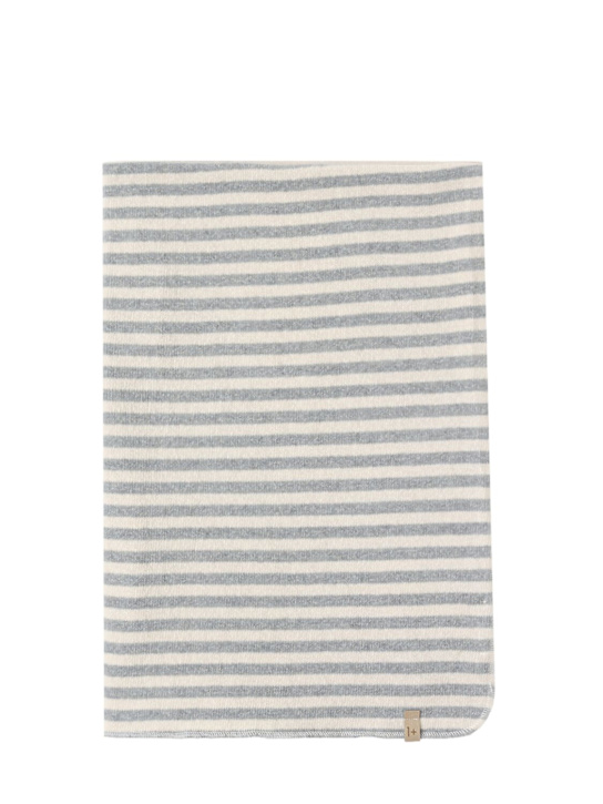 1 + IN THE FAMILY: 混棉毯子 - 灰色 - kids-girls_0 | Luisa Via Roma