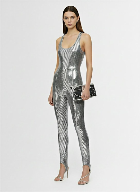 Dsquared2: Sequined long jumpsuit - women_1 | Luisa Via Roma