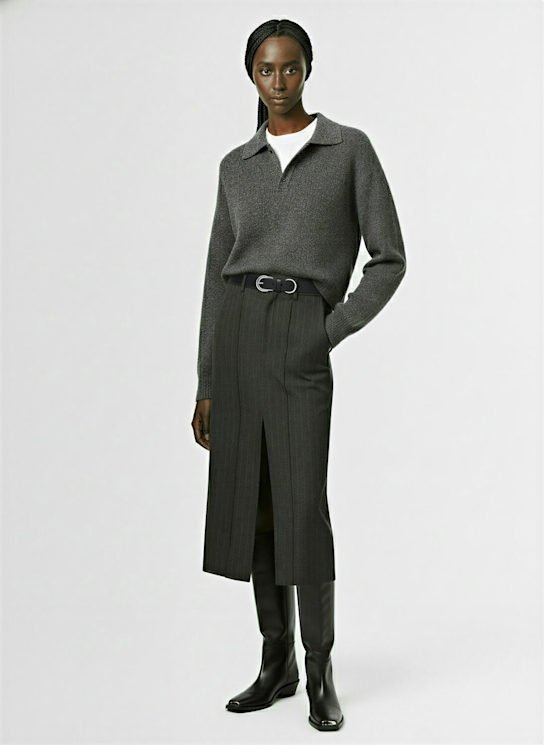 Dsquared2: Backless midi skirt - women_1 | Luisa Via Roma