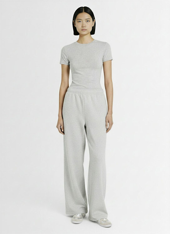 Skims: 混棉经典直筒运动裤 - Light Heather - women_1 | Luisa Via Roma