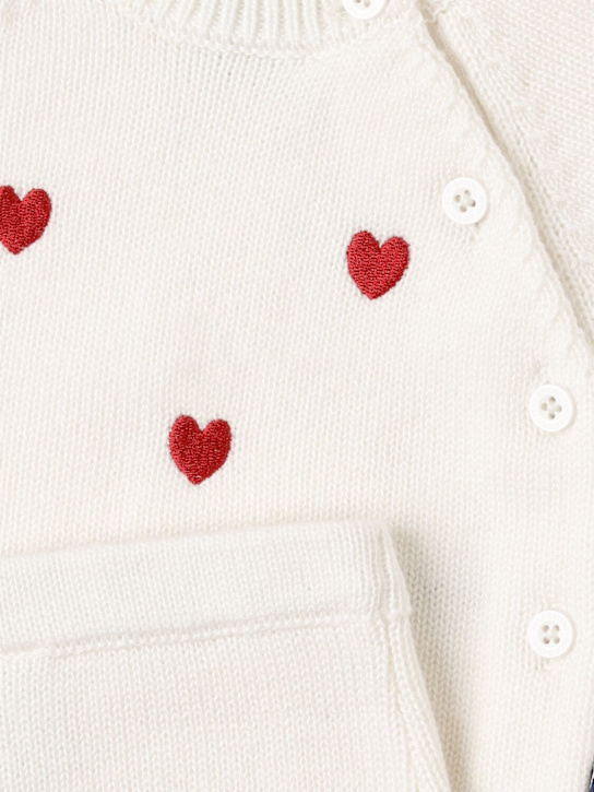 Petit Bateau: 羊毛混纺上衣&裤子 - 米黄色 - kids-girls_1 | Luisa Via Roma