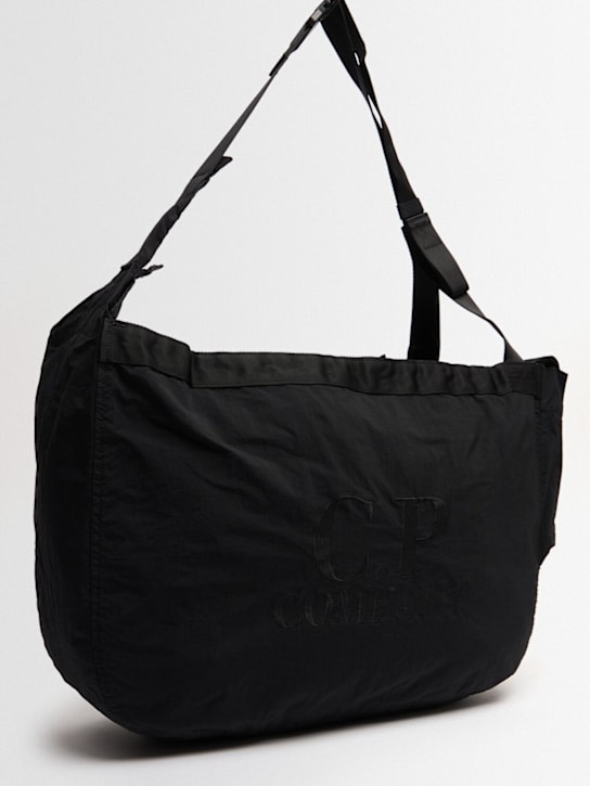 C.P. Company: Carrure en nylon tactile avec logo C.P. - men_1 | Luisa Via Roma