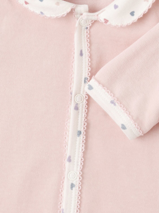 Petit Bateau: Printed cotton romper - Rosa - kids-girls_1 | Luisa Via Roma