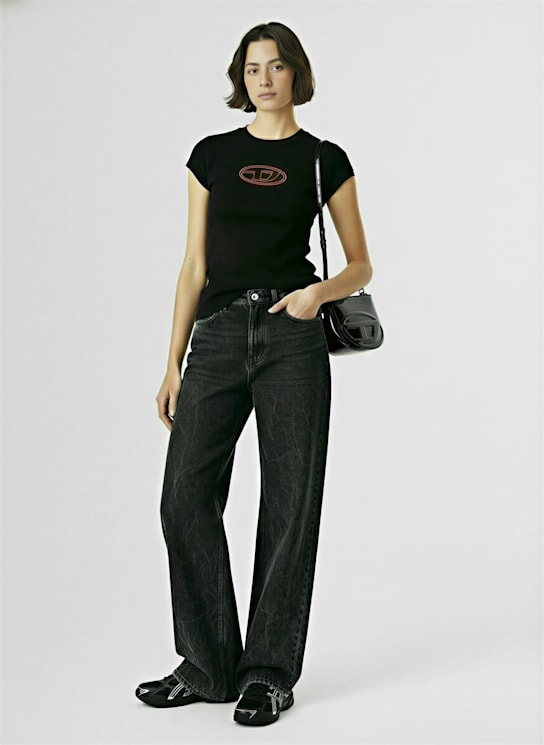 Diesel: Camiseta de algodón - women_1 | Luisa Via Roma