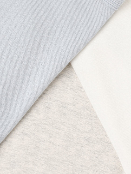 Petit Bateau: Set of 3 cotton bodysuits - Multicolor - kids-girls_1 | Luisa Via Roma