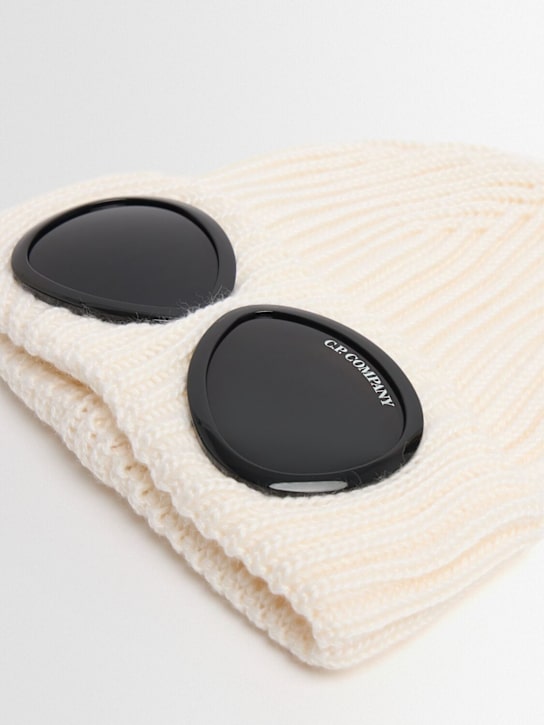 C.P. Company: Extra fine wool goggle beanie - men_1 | Luisa Via Roma