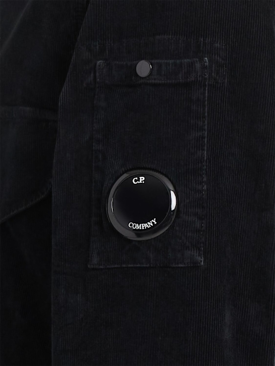 C.P. Company: Cotton blend lens overshirt - men_1 | Luisa Via Roma