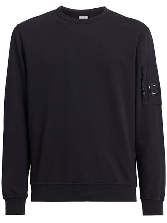 C.P. Company: Light cotton fleece crewneck sweatshirt - men_0 | Luisa Via Roma