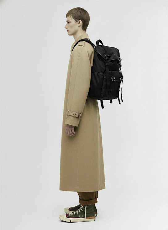 Maison Margiela: high tech medium backpack - Black - men_1 | Luisa Via Roma