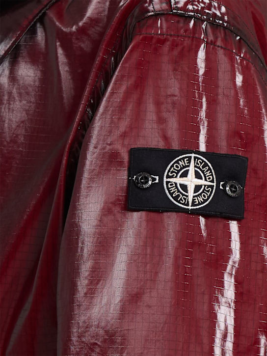Stone Island: Short ripstop parka - men_1 | Luisa Via Roma