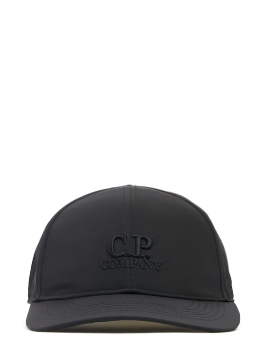 C.P. Company: Chrome logo nylon baseball hat - men_0 | Luisa Via Roma