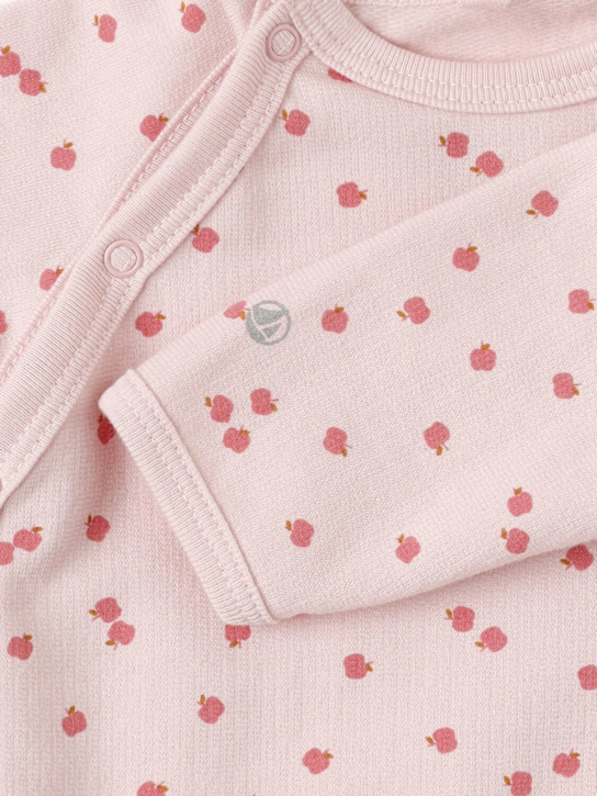 Petit Bateau: Printed cotton romper - Rosa - kids-girls_1 | Luisa Via Roma