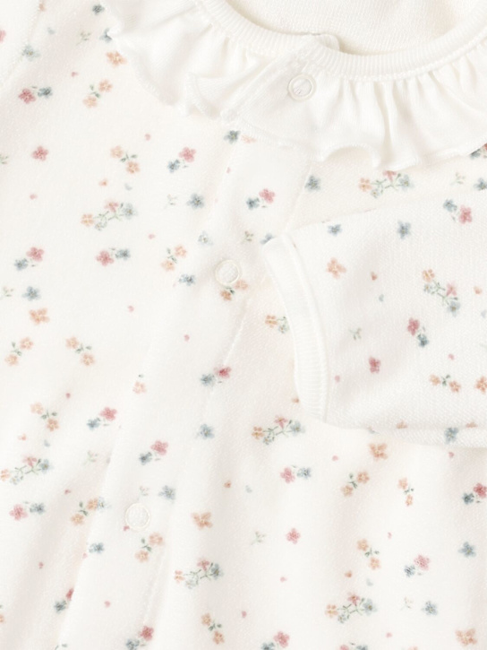 Petit Bateau: Printed cotton romper - Multicolor - kids-girls_1 | Luisa Via Roma