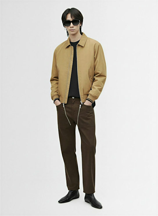 Dries Van Noten: Venlo nylon jacket - Sand - men_1 | Luisa Via Roma