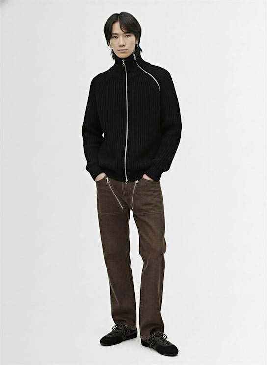 Dries Van Noten: Pexior cotton pants - Brown - men_1 | Luisa Via Roma