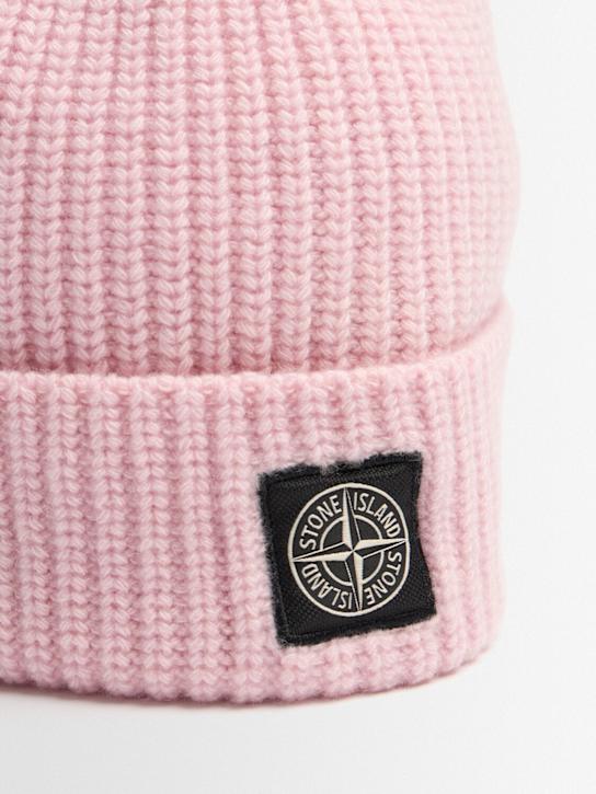 Stone Island: Gorro beanie de lana ligera - men_1 | Luisa Via Roma