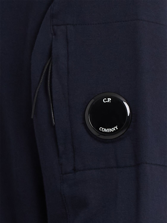 C.P. Company: 轻薄棉质拉绒拉链开合连帽卫衣 - men_1 | Luisa Via Roma