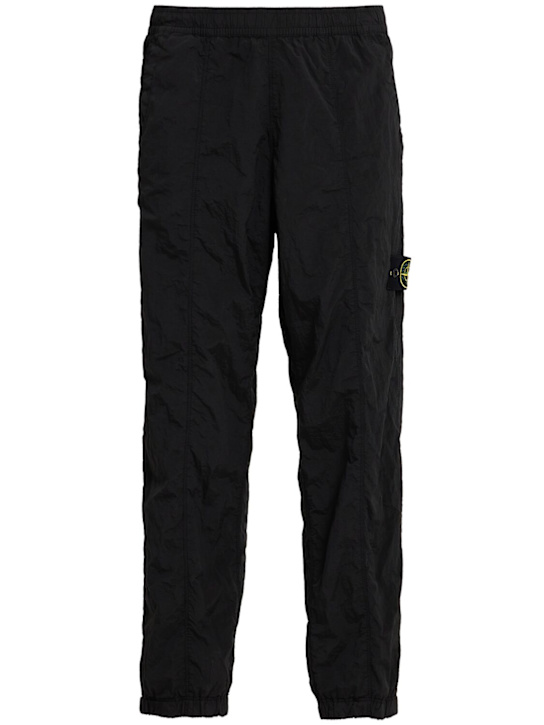 Stone Island: Econyl pants - ブラック - men_0 | Luisa Via Roma