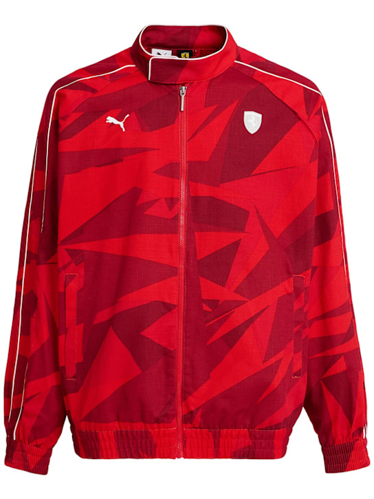 PUMA: Ferrari 20 Years of Red woven jacket - men_0 | Luisa Via Roma