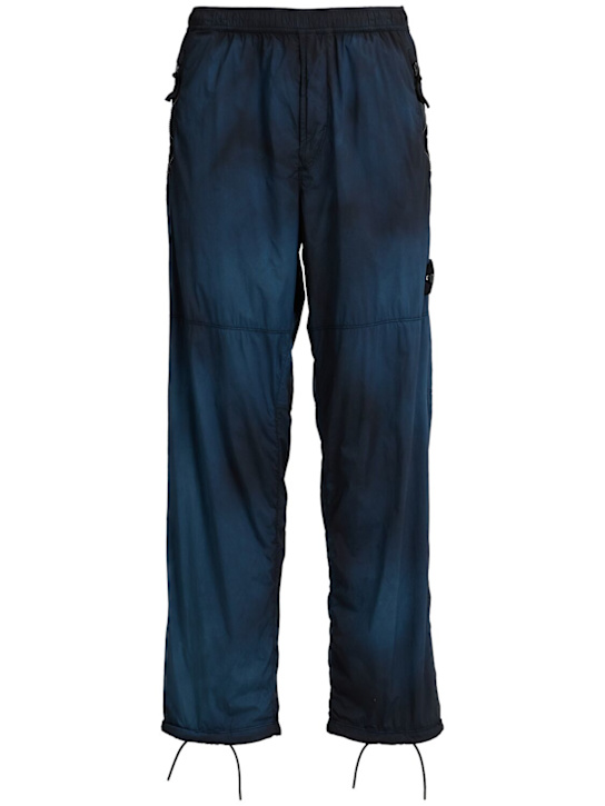 Stone Island: Nylon pants - ブラック - men_0 | Luisa Via Roma