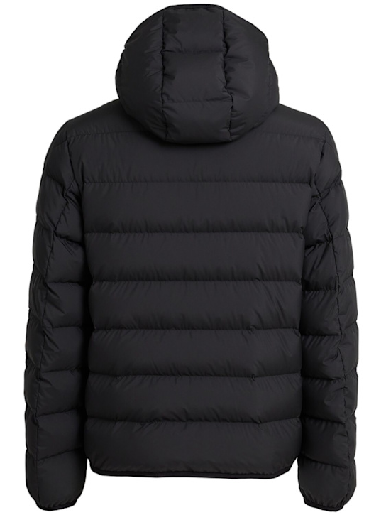 Moncler: Montbrocq tech down jacket - Black - men_1 | Luisa Via Roma